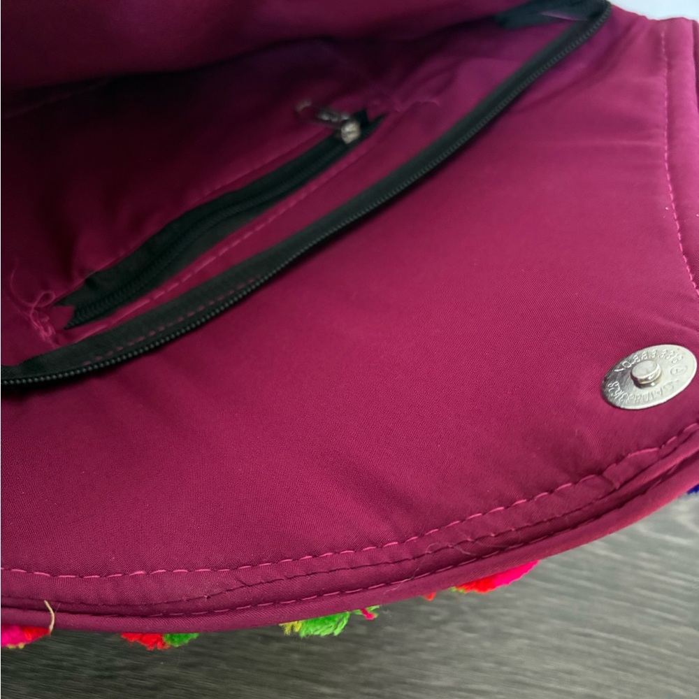 Brocade Patchwork Envelope Clutch Multicolor Cros… - image 4